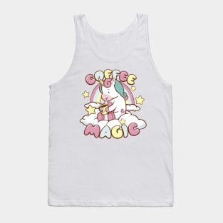 COFFEE MAGIC UNICORN Tank Top